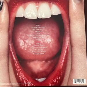 Ariana Grande Red and White vinyl